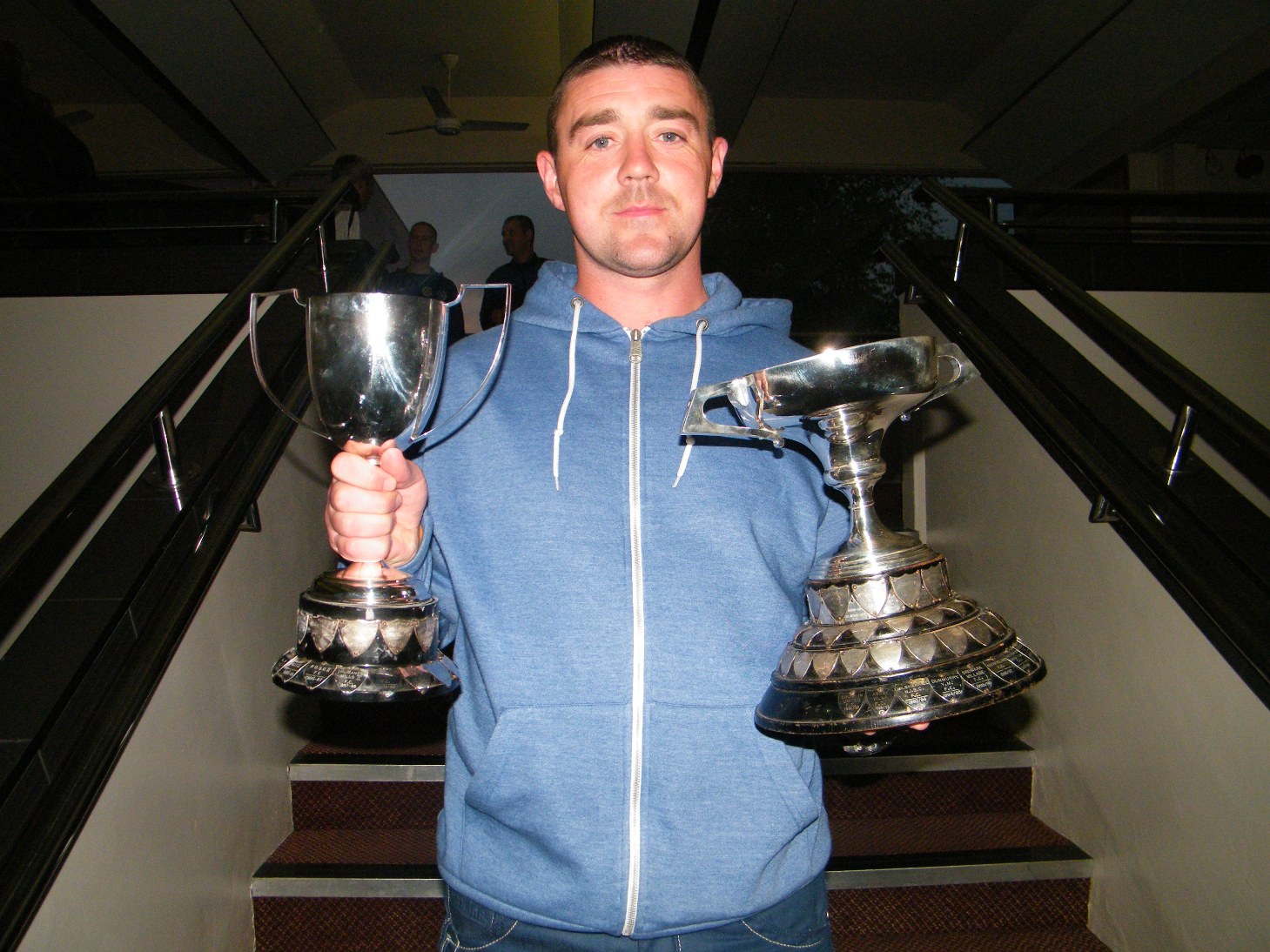 Immaculata Fc with Division 1B & 3B trophies 